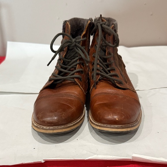 Franco Fortini Brown Leather Men's Boots - Picture 2 of 5